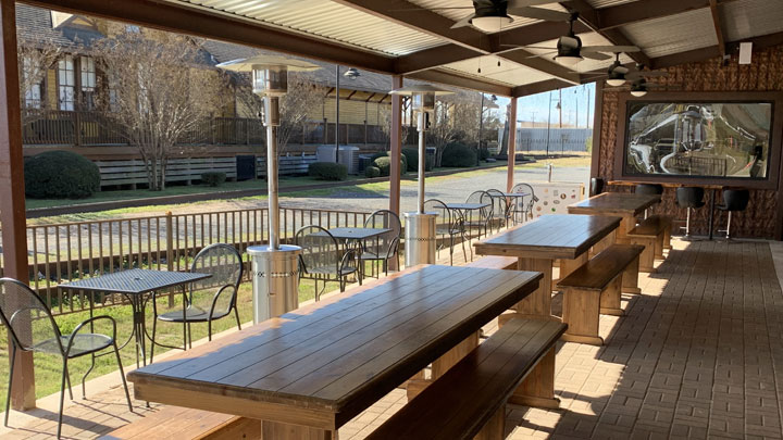 The Brewhaus outside tables